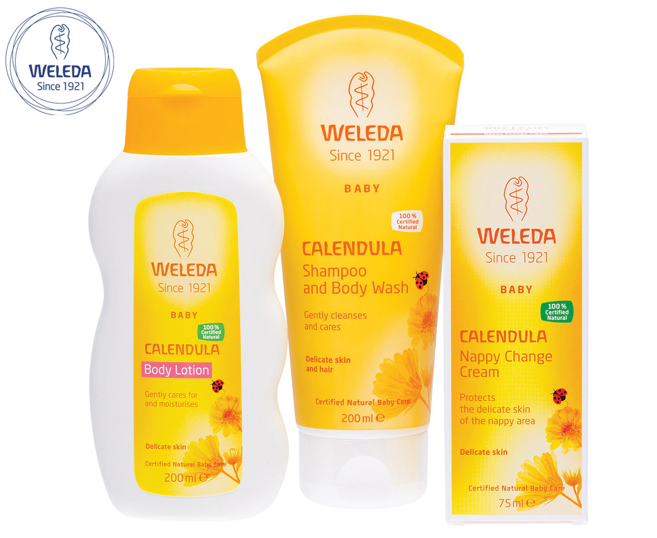 Weleda Calendula Baby Love Gift Set 3-Pack