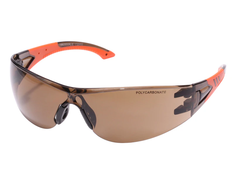 Cancer Council Kalgoorlie Safety Sunglasses - Orange/Brown