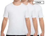 Hugo Boss Men's R-Neck Tee / T-Shirt / Tshirt 3-Pack - White