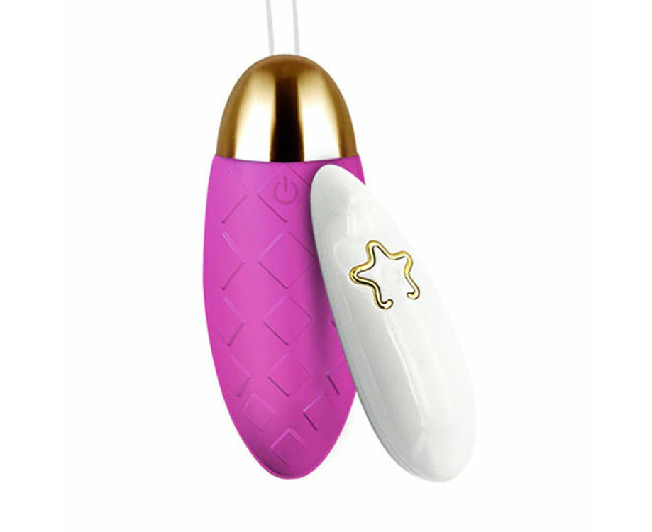 MANNUO Dini 10 Modes Remote Control Wearable Bullet Vibrator USB Rechargeable - Purple