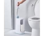Joseph Joseph FlexStore Toilet Brush & Storage Caddy - Blue/White 4