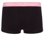 Calvin Klein Men's Cotton Stretch Trunks 3-Pack - Black/Wet Weather/Pink/Grey