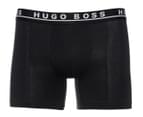 Hugo Boss Cotton Stretch Boxer Briefs 3-Pack - Grey/Charcoal/Black 2