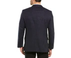 Brooks Brothers Men's  Regent Fit Wool Sport Coat - Blue