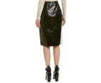 Walter Baker Women's  Molli Patent Leather Skirt - Black