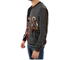 Dolce & Gabbana Multicolor Knitted Cashmere Wool Sweater