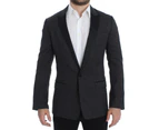 Dolce & Gabbana Black wool slim MARTINI blazer Blazers Clothing Men
