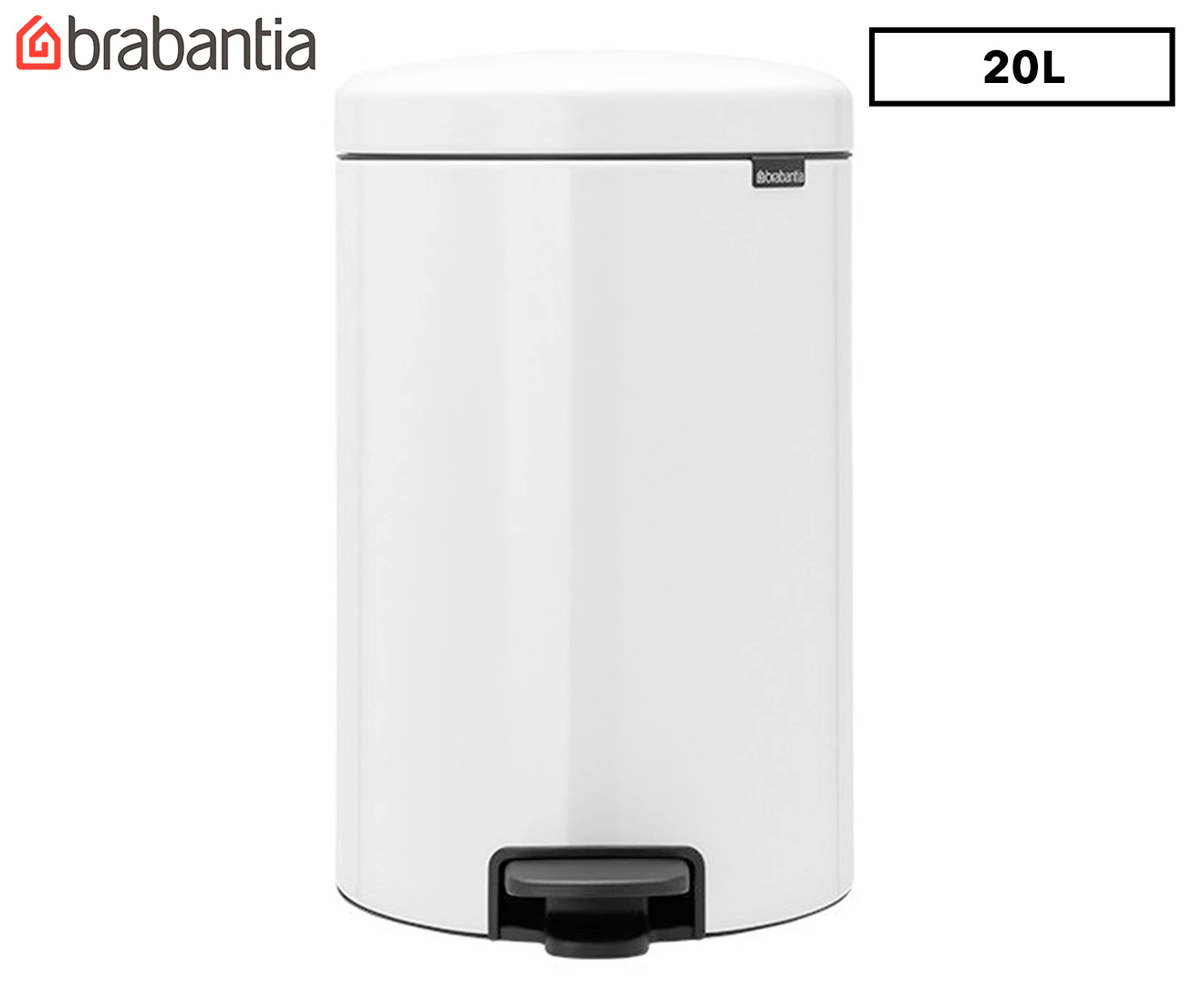 Brabantia  Pedal Bin NewICON 20L White