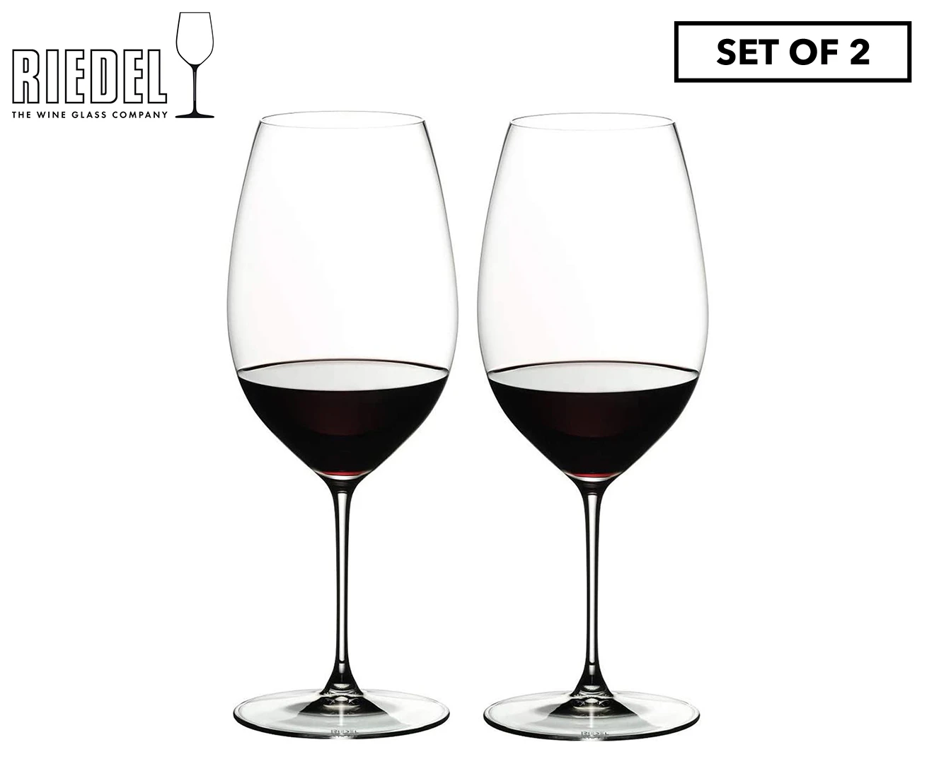 Riedel Veritas World Set Of 2 Shiraz Glasses  9.5X24.6cm