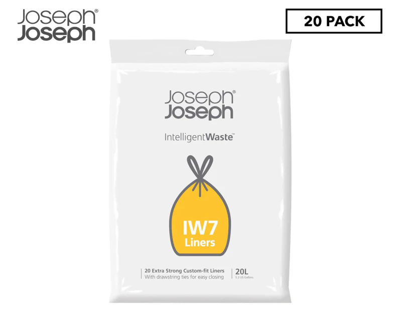 Joseph Joseph 20L Totem IW7 Custom Fit Bin Liners 20pk