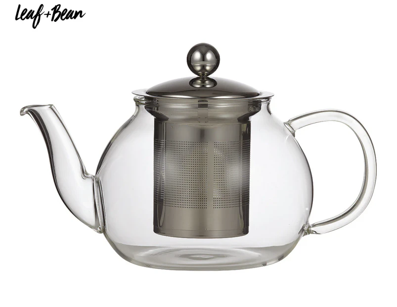 Leaf & Bean 800mL Camellia Glass Teapot w/ Filter