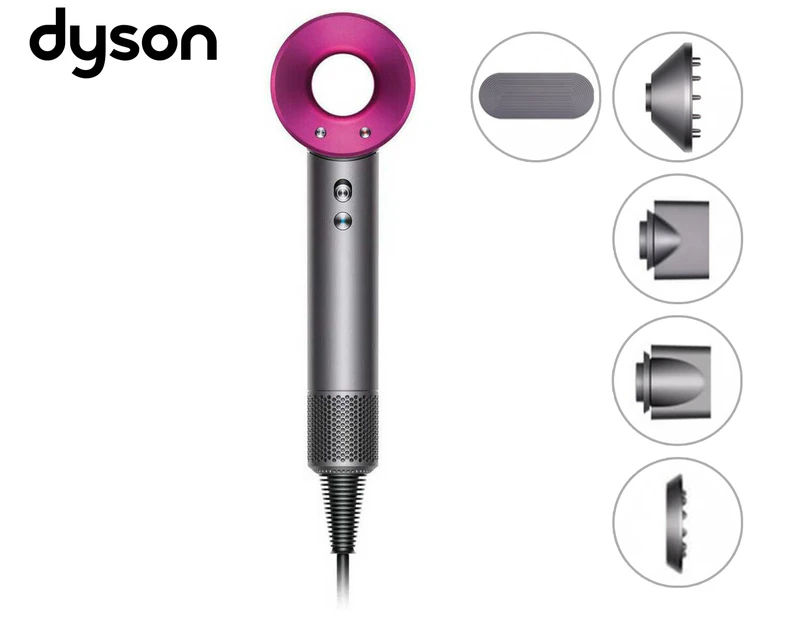 Dyson Supersonic Hair Dryer - Iron/Fuchsia