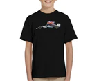 Lewis Hamilton Yas Marina Circuit 2014 Kid's T-Shirt - Black