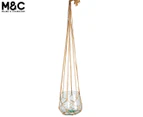 Maine & Crawford 100cm Storm Pot Planter Hanger w/ Glass Vase - Randomly Selected