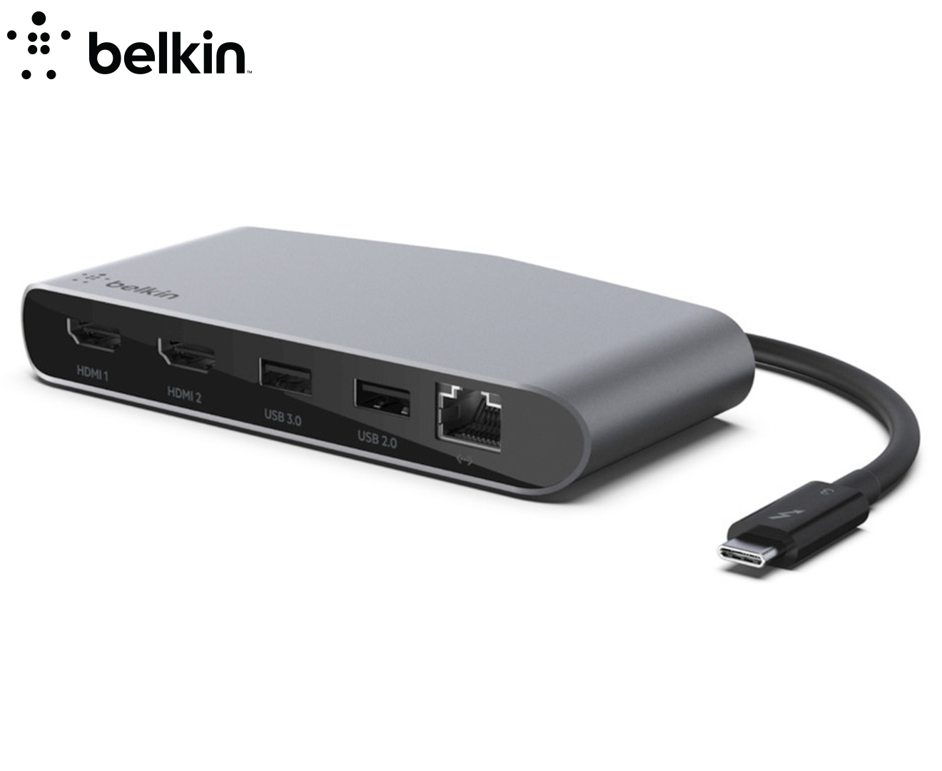 Belkin 5Port Thunderbolt 3 Dock Mini HD Hub Adaptor Catch.co.nz