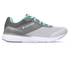 Lotto Women's Speedride 400 IV Running Shoes - Vapour Grey/Silver/Mint