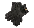 Dents Delta Men's Classic Leather Driving Gloves - Black