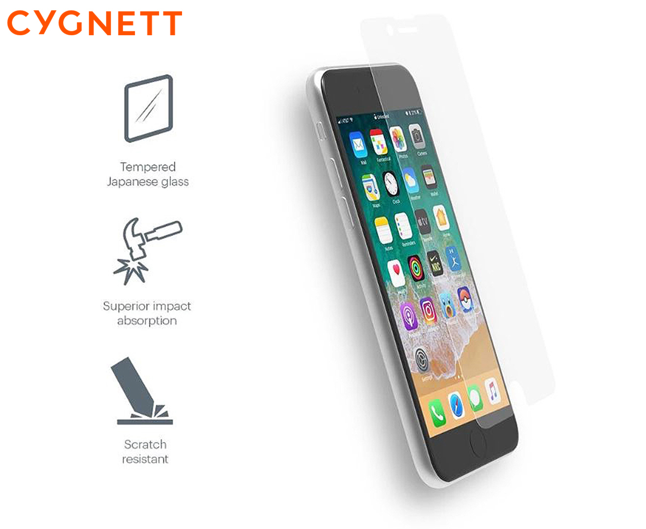 iPhone 12 Mini Tempered Glass Screen Protector – Cygnett