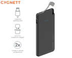 Cygnett ChargeUp Pocket 4000mAh Power Bank w/ Integrated Lightning Cable