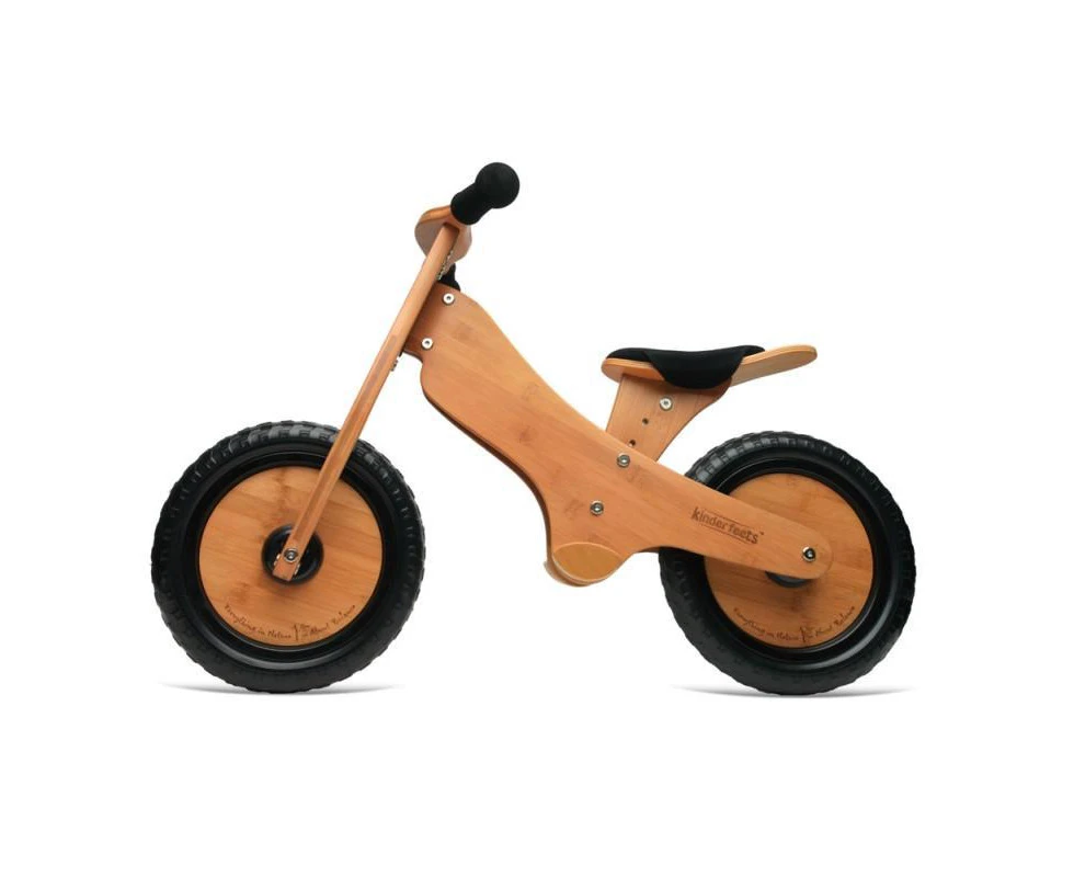 Kinderfeets 84cm Bamboo Balance/Training Bike Kids/Children Ride-On Toy BRWN 2+