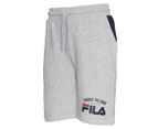 Fila Men's Lenox Logo Fleece Shorts - Light Grey Marle
