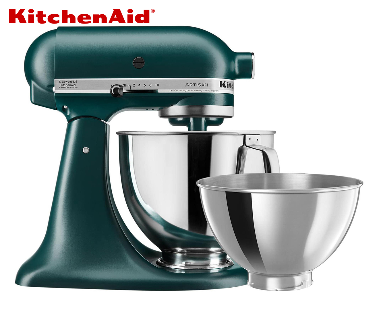 KitchenAid 4.8L Artisan Stand Mixer Shaded Palm KSM160 Catch.co.nz