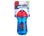 The First Years 296mL Flip Top Straw Cup - Spiderman