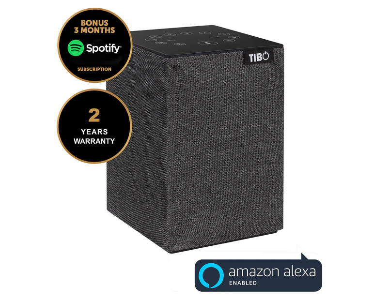 TIBO Choros Tap Wi-Fi Bluetooth multiroom speaker - Bonus 3 months Spotify Subscription