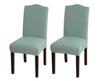 Dining Room Chair Slipcovers Super Stretch Removable Washable Dining Chair Covers - Sage