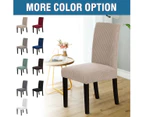 Dining Room Chair Slipcovers Super Stretch Removable Washable Dining Chair Covers - Sand