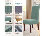 Dining Room Chair Slipcovers Super Stretch Removable Washable Dining Chair Covers - Sage