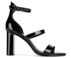 Wittner Women's Rivera Leather Heeled Sandals - Black 1