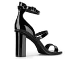 Wittner Women's Rivera Leather Heeled Sandals - Black 3