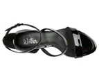 Wittner Women's Rivera Leather Heeled Sandals - Black