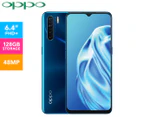 OPPO A91 128GB Smartphone Unlocked - Blazing Blue