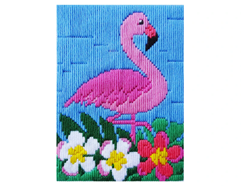 Beutron Flamingo Long Stitch Beginner Tapestry Kit