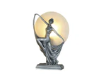 Boelyn Art Deco Table Lamp Pewter