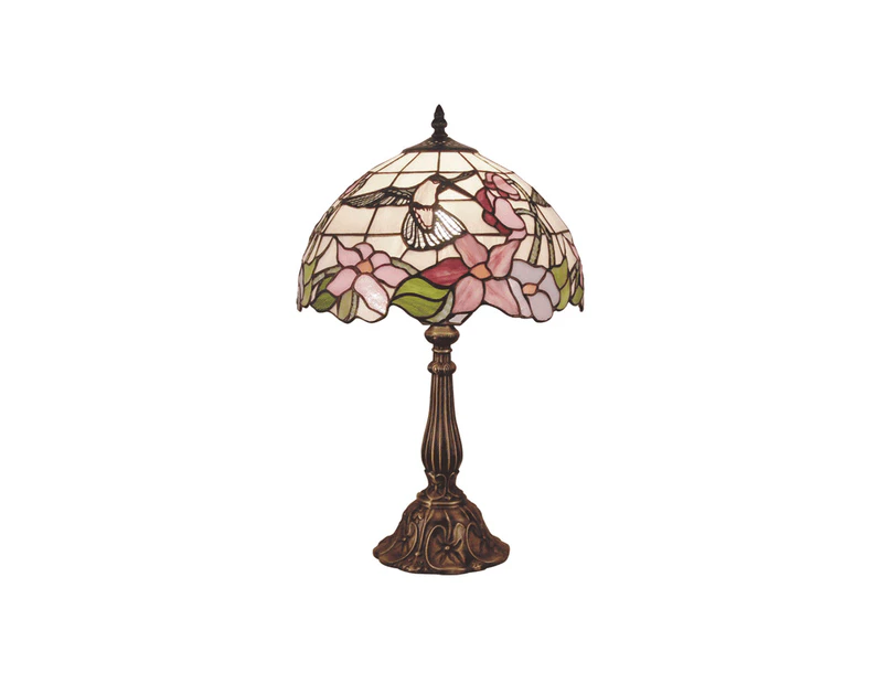 Hummingbird Leadlight Tiffany Table Lamp