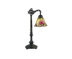 Camellia Edwardian Tiffany Table Lamp
