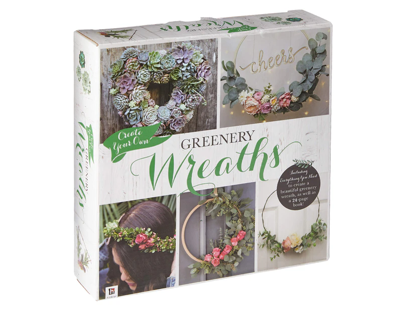 Hinkler 6-Piece Create Your Own Greenery Wreaths Craft Set