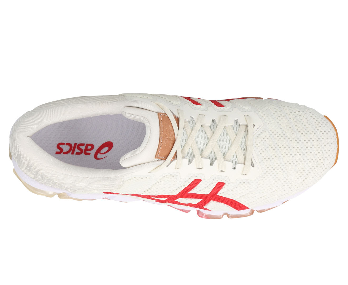 Asics Womens Gel Quantum 360 5 Sportstyle Shoes Creamclassic Red Nz 1298