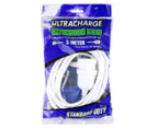 Ultracharge 5m Extension Lead w/ Piggy Back Plug