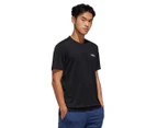 Adidas Men's Design 2 Move Plain Tee / T-Shirt / Tshirt - Black/White