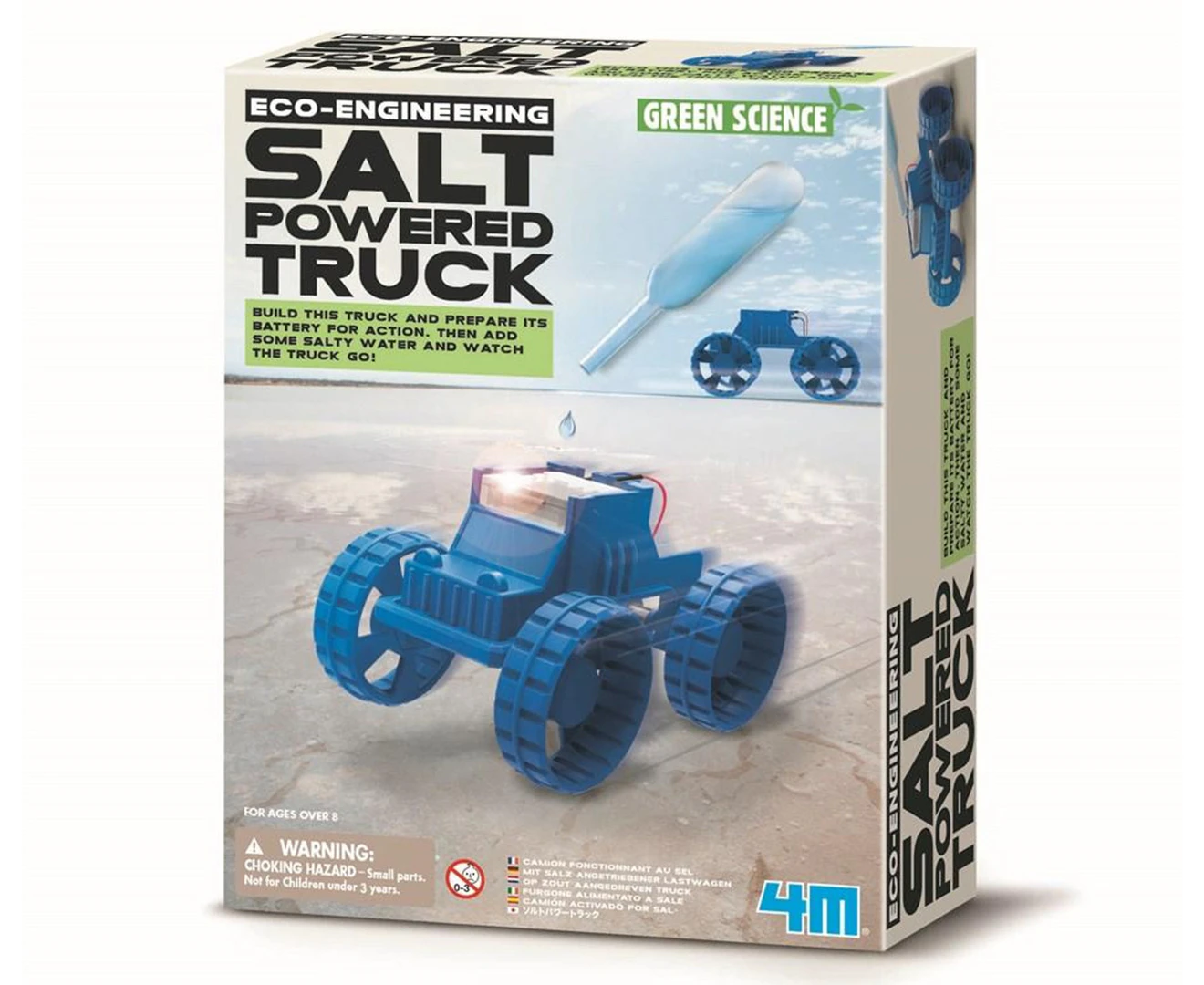 4M Green Science Salt Powered Truck Educational Kids/Toddler Activity Toy 8y+