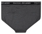 Polo Ralph Lauren Men's Classic Fit Briefs 4-Pack - Black/Grey Heather/Dark Grey Heather