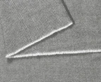 Accessorize Herringbone Wool Blanket - Grey