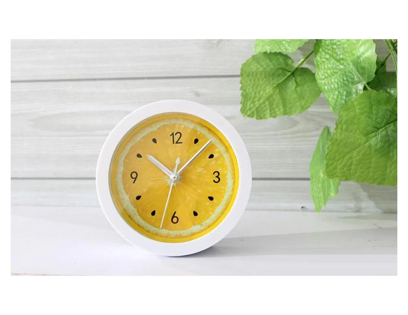 Cool Lemon Fruit Desktop Alarm Clocks - yellow