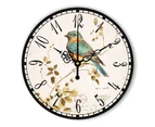 Antique Bird Home Decor Wall Clock