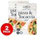 2 x YesYouCan Pizza & Foccacia Mix 320g