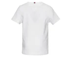 Tommy Hilfiger Boys' Flock Tee / T-Shirt / Tshirt - Bright White